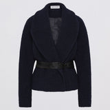 NAVY BOUCLE TWEED EVOLVE JACKET