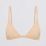 Bianca Spender Nude Crepe de Chine Unlace Bralette, minimalist silhouette, Australian designer
