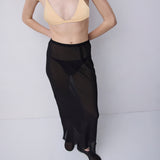 Bianca Spender Nude Crepe de Chine Unlace Bralette, minimalist silhouette, Australian designer