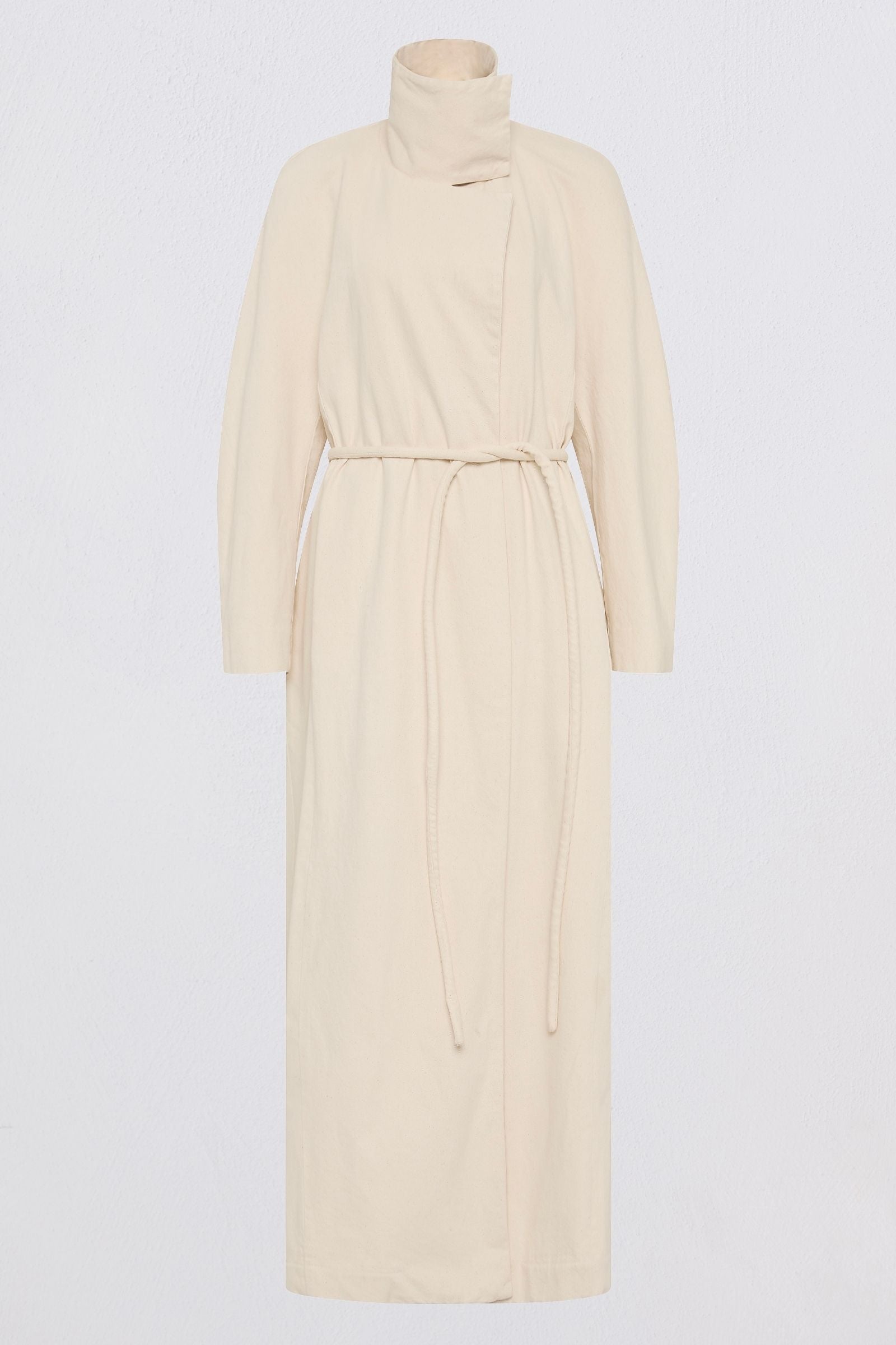 OAT DENIM VOID COAT