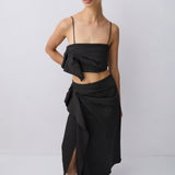 CHOCOLATE PONTE REFORMATION TOP