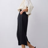 CREAM COTTON METAL BOUNDLESS TOP
