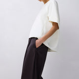 CREAM SATIN EVOLVE TOP