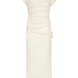 IVORY ORGANZA EMULATE GOWN