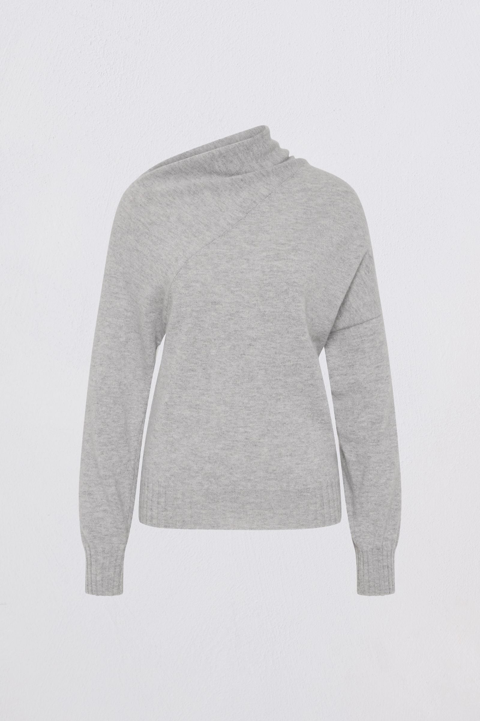 Gray sweater on a light gray background
