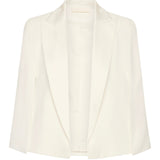IVORY SATIN CREPE JACQUETTE