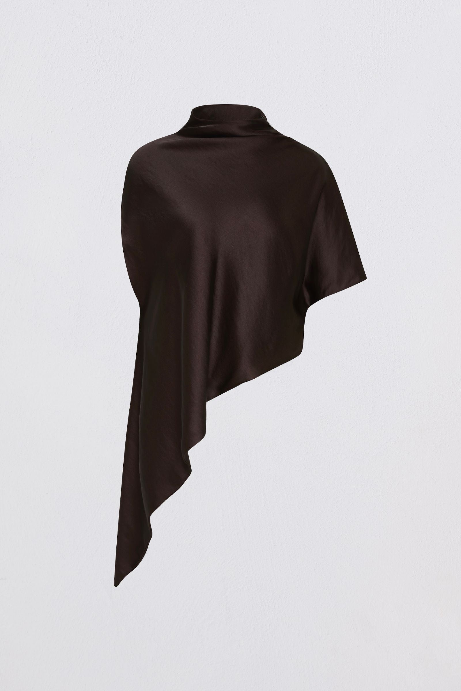 Brown top on a light gray background