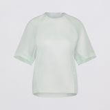 Light green t-shirt on a white background