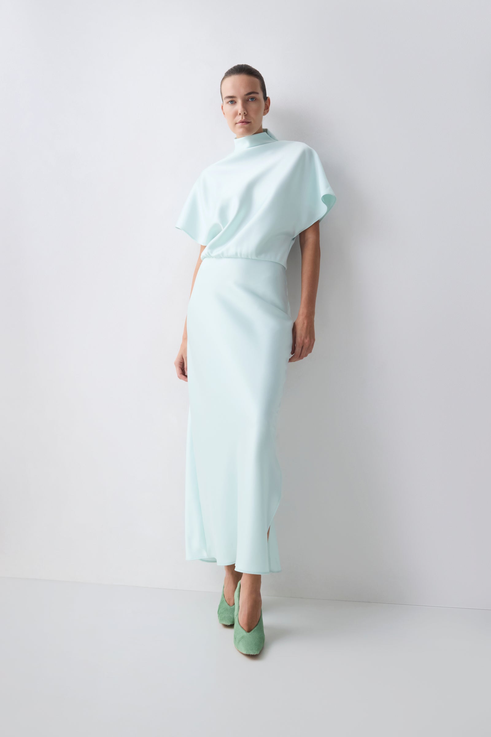 AQUA ORGANZA EVOLUTION DRESS – Bianca Spender