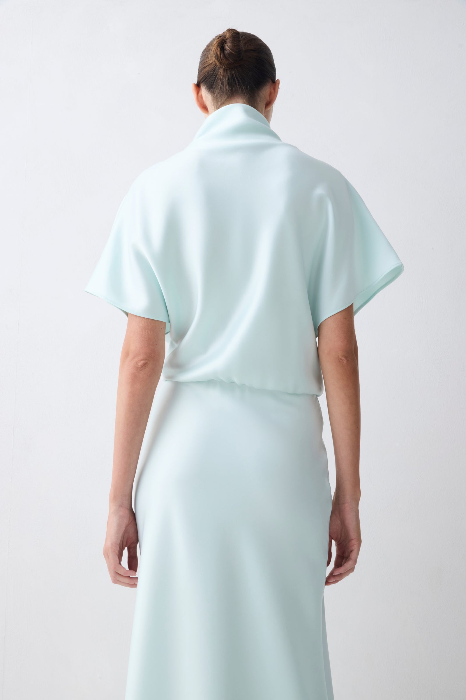 AQUA ORGANZA EVOLUTION DRESS – Bianca Spender