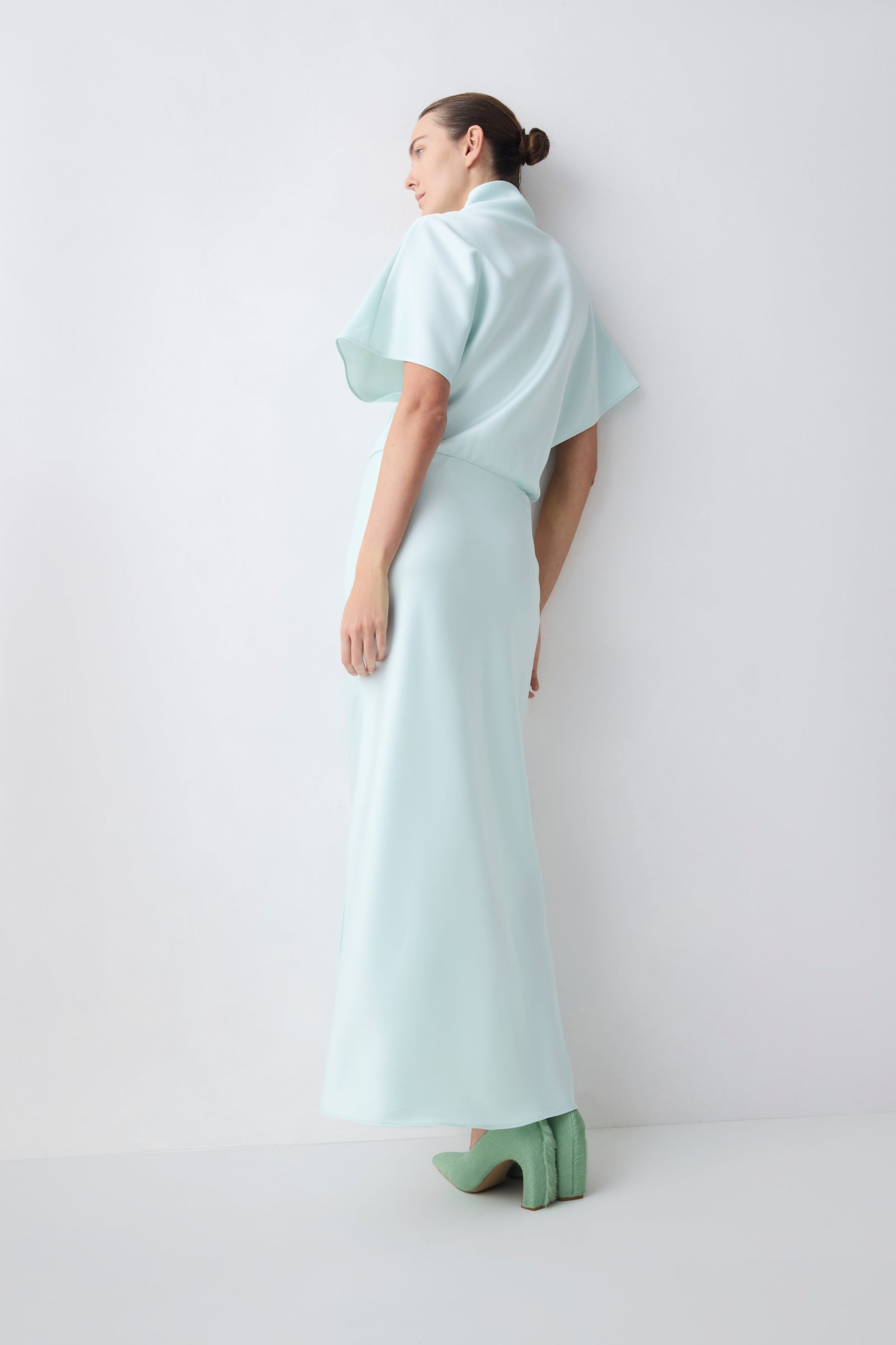 AQUA ORGANZA EVOLUTION DRESS – Bianca Spender