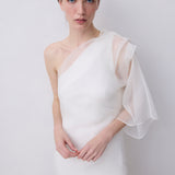 IVORY ORGANZA VALENCIA GOWN