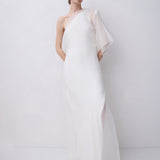 IVORY ORGANZA VALENCIA GOWN