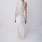 IVORY ORGANZA VALENCIA GOWN
