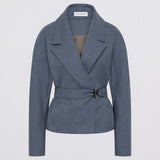 DENIM WOOL SUITING EVOLVE JACKET