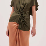 CLOVER SILK SATIN HELENA TOP