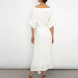 IVORY TWILL PALOMA DRESS