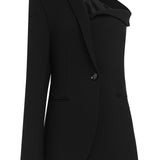 BLACK BIRDSEYE REPARTEE JACKET