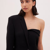 BLACK BIRDSEYE REPARTEE JACKET