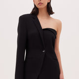 BLACK BIRDSEYE REPARTEE JACKET