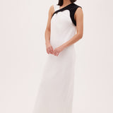 WHITE CREPE ODYSSEY DRESS