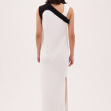 WHITE CREPE ODYSSEY DRESS
