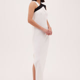 WHITE CREPE ODYSSEY DRESS