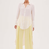 LEMON SATIN CREPE ICON PANT