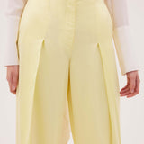 LEMON SATIN CREPE ICON PANT
