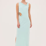 MINT CREPE LAZARE DRESS
