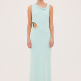 MINT CREPE LAZARE DRESS