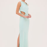 MINT CREPE LAZARE DRESS
