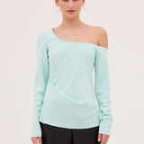 MINT CREPE LEONORA TOP