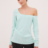 MINT CREPE LEONORA TOP