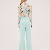 MINT CREPE LENS PANT