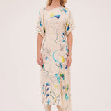 PARCHMENT EMBRACE SILK PALOMA DRESS