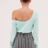 STRIPE TWEED EXHIBITION SKIRT