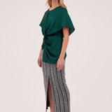 STRIPE TWEED EXHIBITION SKIRT
