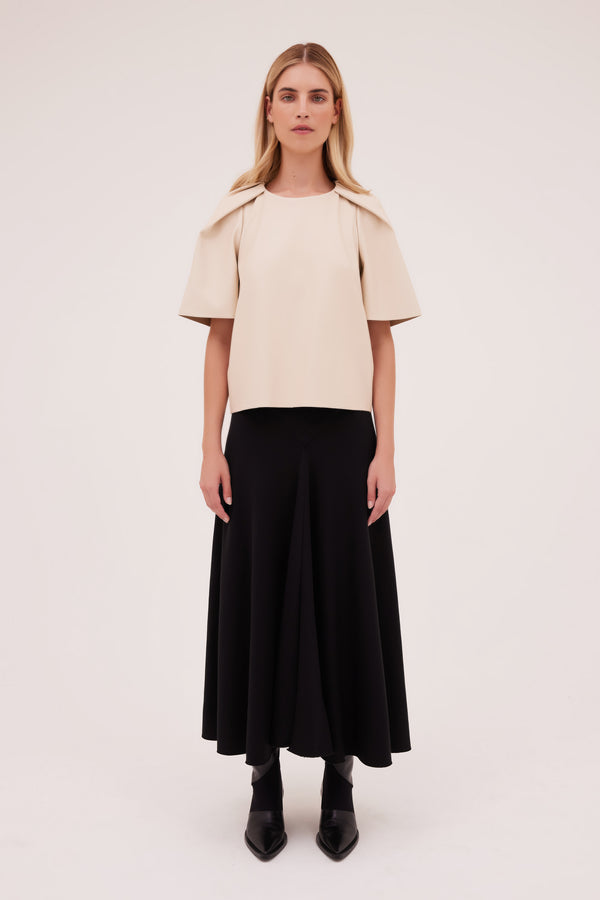 BLACK JERSEY LENNON SKIRT