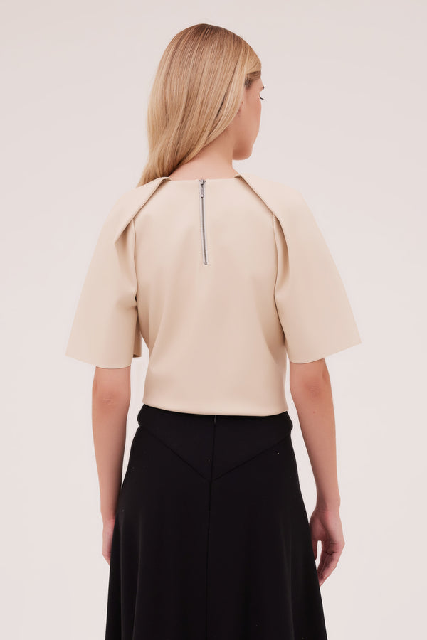 PUTTY LEATHERETTE DOCUMENT TOP